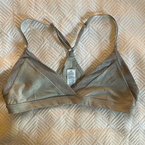Ivivva by Lululemon lace bralette light gray size 14